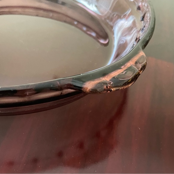 Pyrex Cranberry Scalloped 9.5” Pie Dish #229 - Picture 3 of 8